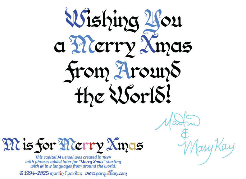 Illuminated Merry Xmas Card Greetings